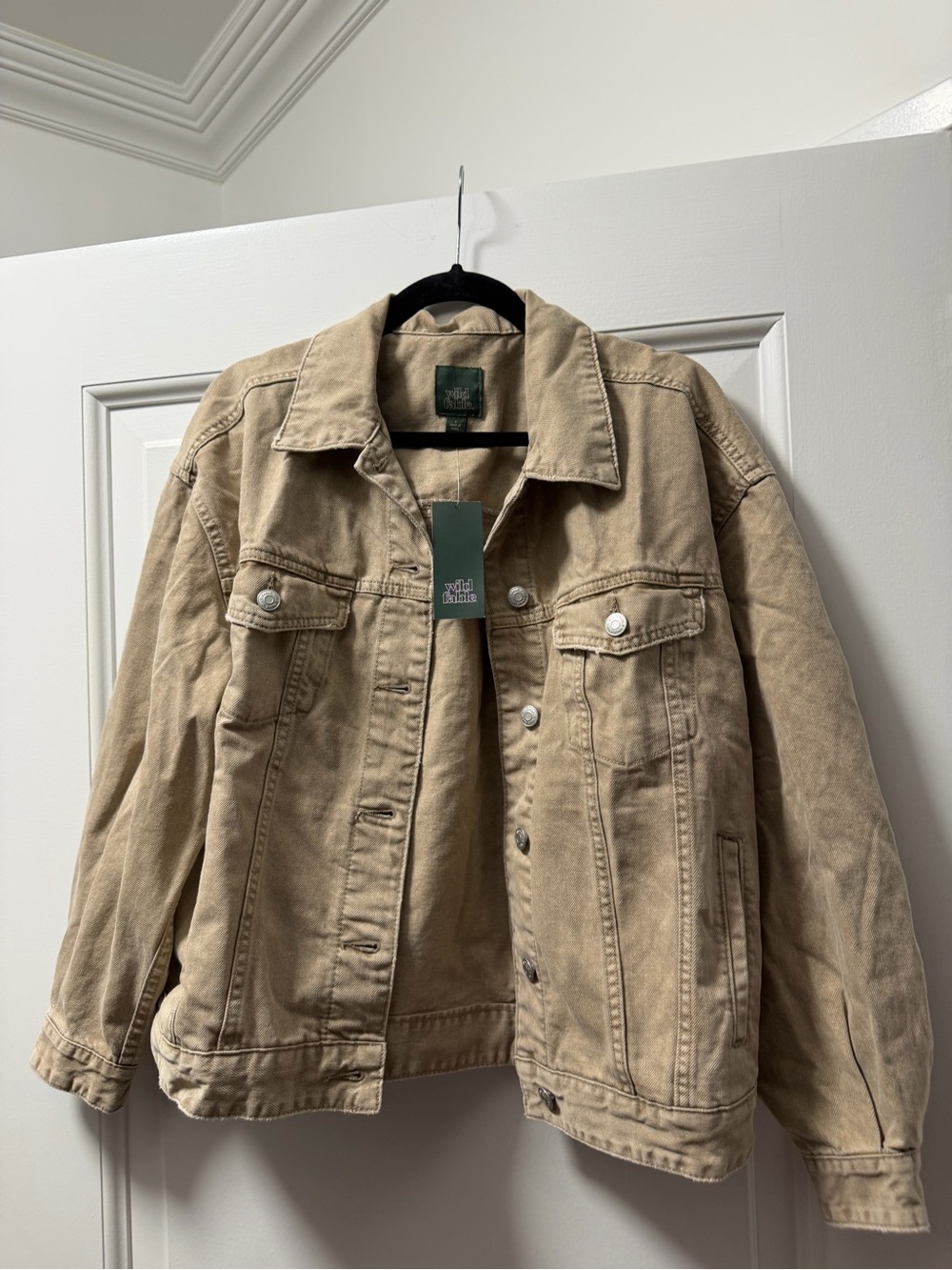 wild fable Tan Jean Jacket - Lightweight Casual